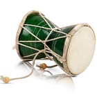 4 Inch Small Handmade Traditional Authentic Wooden   Leather Classical Green