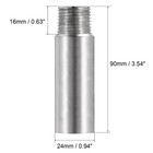 Shower Head Extension Arm Stainless Steel 1 2pt Male To 1 2pt Female 90mm Length