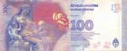 Argentina  100  Pesos  Nd  2012  P 358b  Series B  Circulated Banknote X22
