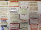 50-old Poison Pharmacy Apoth  Medicine Bottle Labels nice Collection