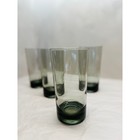 Vintage Smoked Highball Glasses Set Of 4 Mid Century Modern Tumblers 5 5in