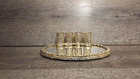 Vintage 60s Filigree Mirrored Lipstick Holder Vanity Tray Hollywood Cherub