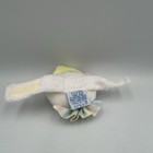 Vintage Eden Clown Bear Baby Wrist Rattle White Terry Pastel Works