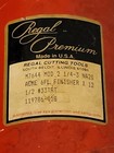 Regal Usa 2-1 4 -3 Hsg Na2g Acme Tap 6fl Finisher X 12 1 2  33trt M7644