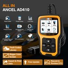 Ancel Ad410 Automotive Check Engine Obd2 Scanner   Protective Case Storage Bag