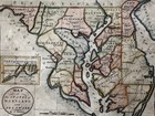 Maryland   Delaware States 1796 Thomas   Andrews Rare Doolittle Hand Color Map