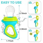 Silicone Baby Squeeze Spoon Feeder Newborn Cereal Rice Food Dispenser Bpa Free