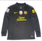 Football Jersey Barcelona 2011 2012 Messi 10 Away Long Sleeve Adult Sz