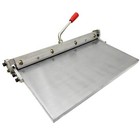 Manual Stainless Steel Leather Folding Machine Pu Sheet Leather Creasing 14 