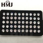 10-100pcs Aaaaa Round Shape White D Cz Loose Cubic Zirconia Stone For Jewellery