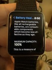 Apple Watch Series 3 42mm Silver Aluminum Touchscreen   100  Battery Health 