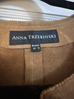 Anna Trzebinski Suede Tunic Leather Dress Size Medium New Without Tags