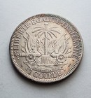 1882 Haiti 1 Gourde Silver Coin