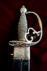 French Indian War American Revolutionary War Silver Hilt High Officer Sword 1758