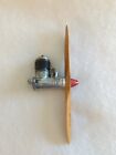 Vintage Holland Hornet 049 Rc Model Airplane Engine W top Flight Propeller