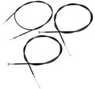 3pcs set Motorcycle Clutch brake throttle Cable Kit Durable Steel Wire Universal