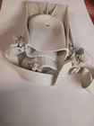 Vintage Made In U s a  White Fins Scuba Diving Flippers Swim Fin Size Medium 