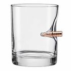 Original Benshot Rocks Glass W real Bullet Wedding Military Gift 4 Pk - Made Usa