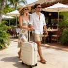 Faux Leather Luggage Tags For Suitcase Tag Set Privacy Protection With Identi   