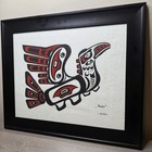 Vintage Cb Greul Hoho Thunderbird Serigraph Framed Northwest Coast Mcm 