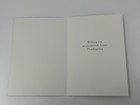 Vintage Thanksgiving Greeting Card Turkey Child Thomas L  Cathey Marcel Schurman