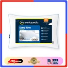 2 Pack Sertapedic Extra Firm Standard Queen Bed Pillows Hypoallergenic