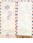 Nicaragua   2  Long  Censor  Covers  To Us    One  Registered
