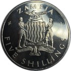Zambia    1965-proof    5 Shillings    Km 4    Pf Details Scratched