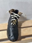 Antique Black Leather Baby doll Shoes