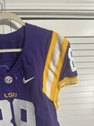Lsu Tigers Game Used Worn Issued Purple Nike Football Jersey