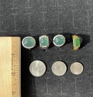 Lot Of 4 Natural Guatemala Jadeite Jade Adjustable Rings