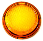 Vintage Mid-century Amber Brown Heavy Glass Cigar Ashtray Plaid Texture 7 75 
