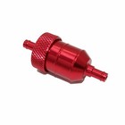 Red Cnc Aluminum Fuel Gas Filter For Honda Foreman Foreman Rubicon Fourtrax 