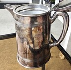 Vintage Reed   Barton 11 5  Silver Plate U  S  Navy Lined Coffee Pot W67217