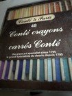 Cont   Crayons Pastel 48 Hardly Used Original Vintage Box
