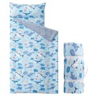 Bunnikins   Clover Tapete Para Siesta Para Ni  os Peque  os Con Azul Ballena