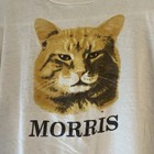 Vintage 1980   s Morris The Cat T-shirt   Graphic Tee - Size Medium M