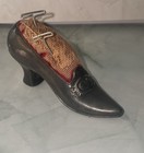 Victorian Copper Brass Shoe Pin Cushion - Antique Sewing Collectible