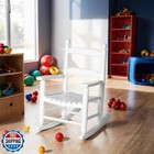 Bplusz Child Rocking Chair Kids Wooden Rocker Small Baby Toddler