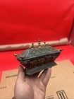 Vtg Tibetan Potala Metal Incense Burner Box 2 Piece Brass And Copper 