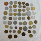 Vintage Assorted Lot 56 Foreign World Coins Antique Old Collectible Money Old