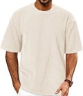 Men s Oversized Vintage Washed Loose T-shirts Short Sleeve Casual Basic Tees