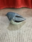 Creative Co-op Hand Painted Stoneware Blue   Green Bird Figurine