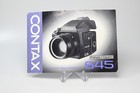 Contax 645 Camera  Instruction Manual Guide Book  g916