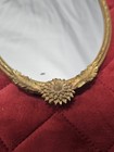Vintage  Matson Gold-colored Vanity Set Tray   Double Sided Hand Mirror 2pc