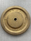Rare York Barbell 50 Lb Standard 1    Weight Plate Single Cast Iron Plate Vintage