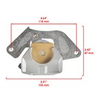 Front Left Right Brake Caliper W  Pad For Honda Trx420fm Rancher 420 4x4 2007-26