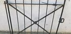 Antique Victorian Iron Gate Window Garden Fence Architectural Salvage Door -d