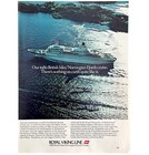 Royal Viking Line Fjords Cruise Ship 1980 Advertisement Vintage Nautical Dwee24