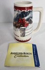 2010 Budweiser Holiday Stein Beer Mug New In Box Christmas Clydesdale Horses 